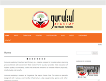 Tablet Screenshot of gurukulacademyponda.com